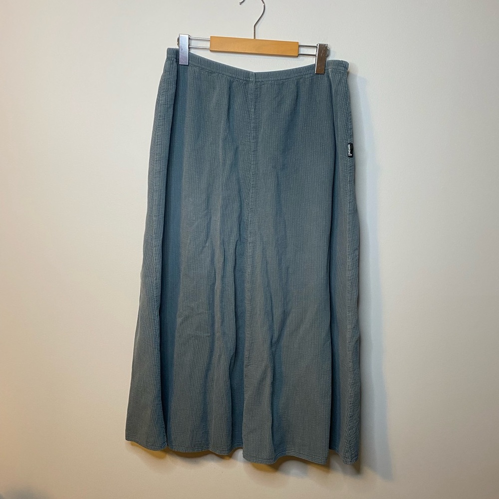 VINTAGE Corduroy Full Midi Skirt